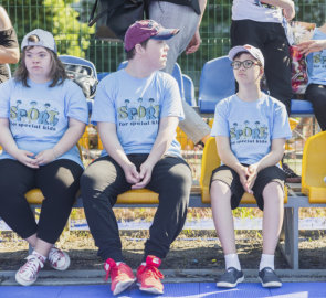 kids with special needs sitting